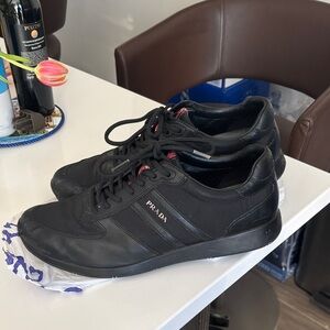 Prada Men's Classic Black Sneakers